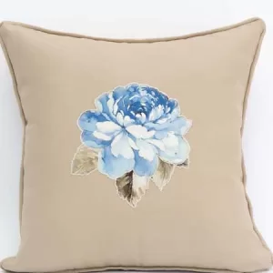 Pernă decor cu broderie aplicată