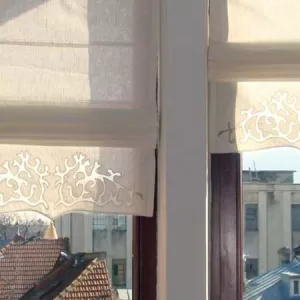 Stor roman pentru bucătărie cu ciucure și broderie