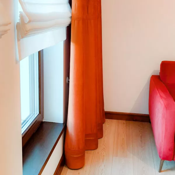 Draperie cu cusături și benzi decorative - imagine 3