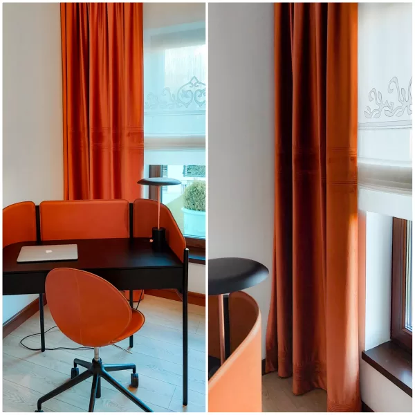 Draperie cu cusături și benzi decorative - imagine 7