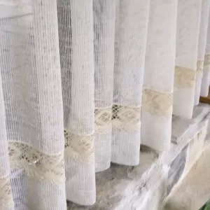 Perdea rustică pentru bucătărie
